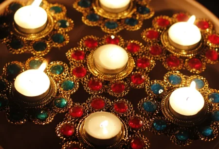 50pcs Floating Diwali Tealight Candle Holder
