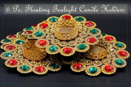 6pcs. Diwali tealight candles holders