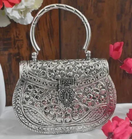 Brass Clutch Bag Indian