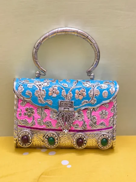 Brass Clutch Bag Indian